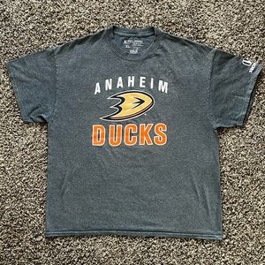 Melmarc Anaheim Ducks Hockey Gray T-shirt, Size XL, Sports Team NHL Club